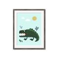 Picture of Chomping Croc _GroupedProduct_Rectangle_Portrait_Mini_ _GroupedProduct_Rectangle_Portrait_Framed_Matted_
