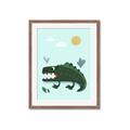 Picture of Chomping Croc _GroupedProduct_Rectangle_Portrait_Mini_ _GroupedProduct_Rectangle_Portrait_Framed_Matted_