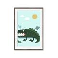 Picture of Chomping Croc _GroupedProduct_Rectangle_Portrait_Mini_ _GroupedProduct_Rectangle_Portrait_Framed_Matted_