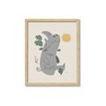 Picture of Sleepy Rhino _GroupedProduct_Rectangle_Portrait_Mini_ _GroupedProduct_Rectangle_Portrait_Framed_Matted_