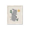 Picture of Sleepy Rhino _GroupedProduct_Rectangle_Portrait_Mini_ _GroupedProduct_Rectangle_Portrait_Framed_Matted_