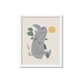 Picture of Sleepy Rhino _GroupedProduct_Rectangle_Portrait_Mini_ _GroupedProduct_Rectangle_Portrait_Framed_Matted_