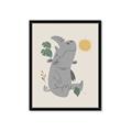 Picture of Sleepy Rhino _GroupedProduct_Rectangle_Portrait_Mini_ _GroupedProduct_Rectangle_Portrait_Framed_Matted_