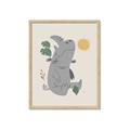 Picture of Sleepy Rhino _GroupedProduct_Rectangle_Portrait_Mini_ _GroupedProduct_Rectangle_Portrait_Framed_Matted_