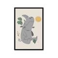 Picture of Sleepy Rhino _GroupedProduct_Rectangle_Portrait_Mini_ _GroupedProduct_Rectangle_Portrait_Framed_Matted_