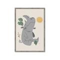 Picture of Sleepy Rhino _GroupedProduct_Rectangle_Portrait_Mini_ _GroupedProduct_Rectangle_Portrait_Framed_Matted_