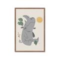 Picture of Sleepy Rhino _GroupedProduct_Rectangle_Portrait_Mini_ _GroupedProduct_Rectangle_Portrait_Framed_Matted_