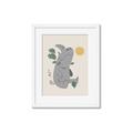 Picture of Sleepy Rhino _GroupedProduct_Rectangle_Portrait_Mini_ _GroupedProduct_Rectangle_Portrait_Framed_Matted_