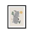 Picture of Sleepy Rhino _GroupedProduct_Rectangle_Portrait_Mini_ _GroupedProduct_Rectangle_Portrait_Framed_Matted_