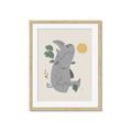 Picture of Sleepy Rhino _GroupedProduct_Rectangle_Portrait_Mini_ _GroupedProduct_Rectangle_Portrait_Framed_Matted_