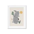 Picture of Sleepy Rhino _GroupedProduct_Rectangle_Portrait_Mini_ _GroupedProduct_Rectangle_Portrait_Framed_Matted_