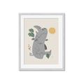 Picture of Sleepy Rhino _GroupedProduct_Rectangle_Portrait_Mini_ _GroupedProduct_Rectangle_Portrait_Framed_Matted_
