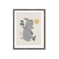 Picture of Sleepy Rhino _GroupedProduct_Rectangle_Portrait_Mini_ _GroupedProduct_Rectangle_Portrait_Framed_Matted_