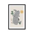 Picture of Sleepy Rhino _GroupedProduct_Rectangle_Portrait_Mini_ _GroupedProduct_Rectangle_Portrait_Framed_Matted_