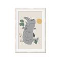 Picture of Sleepy Rhino _GroupedProduct_Rectangle_Portrait_Mini_ _GroupedProduct_Rectangle_Portrait_Framed_Matted_