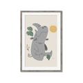 Picture of Sleepy Rhino _GroupedProduct_Rectangle_Portrait_Mini_ _GroupedProduct_Rectangle_Portrait_Framed_Matted_