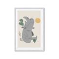 Picture of Sleepy Rhino _GroupedProduct_Rectangle_Portrait_Mini_ _GroupedProduct_Rectangle_Portrait_Framed_Matted_