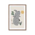 Picture of Sleepy Rhino _GroupedProduct_Rectangle_Portrait_Mini_ _GroupedProduct_Rectangle_Portrait_Framed_Matted_