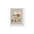 Picture of Moose in the woods _GroupedProduct_Rectangle_Portrait_Mini_ _GroupedProduct_Rectangle_Portrait_Framed_Matted_