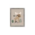 Picture of Moose in the woods _GroupedProduct_Rectangle_Portrait_Mini_ _GroupedProduct_Rectangle_Portrait_Framed_Matted_