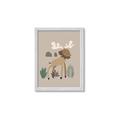 Picture of Moose in the woods _GroupedProduct_Rectangle_Portrait_Mini_ _GroupedProduct_Rectangle_Portrait_Framed_Matted_