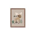 Picture of Moose in the woods _GroupedProduct_Rectangle_Portrait_Mini_ _GroupedProduct_Rectangle_Portrait_Framed_Matted_