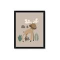 Picture of Moose in the woods _GroupedProduct_Rectangle_Portrait_Mini_ _GroupedProduct_Rectangle_Portrait_Framed_Matted_