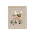 Picture of Moose in the woods _GroupedProduct_Rectangle_Portrait_Mini_ _GroupedProduct_Rectangle_Portrait_Framed_Matted_