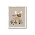 Picture of Moose in the woods _GroupedProduct_Rectangle_Portrait_Mini_ _GroupedProduct_Rectangle_Portrait_Framed_Matted_