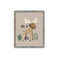 Picture of Moose in the woods _GroupedProduct_Rectangle_Portrait_Mini_ _GroupedProduct_Rectangle_Portrait_Framed_Matted_