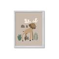 Picture of Moose in the woods _GroupedProduct_Rectangle_Portrait_Mini_ _GroupedProduct_Rectangle_Portrait_Framed_Matted_