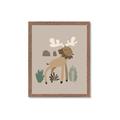 Picture of Moose in the woods _GroupedProduct_Rectangle_Portrait_Mini_ _GroupedProduct_Rectangle_Portrait_Framed_Matted_