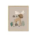 Picture of Moose in the woods _GroupedProduct_Rectangle_Portrait_Mini_ _GroupedProduct_Rectangle_Portrait_Framed_Matted_