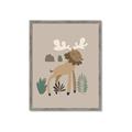 Picture of Moose in the woods _GroupedProduct_Rectangle_Portrait_Mini_ _GroupedProduct_Rectangle_Portrait_Framed_Matted_