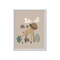 Picture of Moose in the woods _GroupedProduct_Rectangle_Portrait_Mini_ _GroupedProduct_Rectangle_Portrait_Framed_Matted_