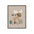 Picture of Moose in the woods _GroupedProduct_Rectangle_Portrait_Mini_ _GroupedProduct_Rectangle_Portrait_Framed_Matted_