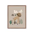 Picture of Moose in the woods _GroupedProduct_Rectangle_Portrait_Mini_ _GroupedProduct_Rectangle_Portrait_Framed_Matted_