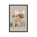 Picture of Moose in the woods _GroupedProduct_Rectangle_Portrait_Mini_ _GroupedProduct_Rectangle_Portrait_Framed_Matted_