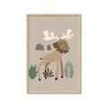 Picture of Moose in the woods _GroupedProduct_Rectangle_Portrait_Mini_ _GroupedProduct_Rectangle_Portrait_Framed_Matted_