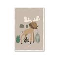 Picture of Moose in the woods _GroupedProduct_Rectangle_Portrait_Mini_ _GroupedProduct_Rectangle_Portrait_Framed_Matted_