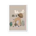 Picture of Moose in the woods _GroupedProduct_Rectangle_Portrait_Mini_ _GroupedProduct_Rectangle_Portrait_Framed_Matted_