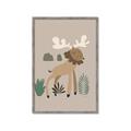 Picture of Moose in the woods _GroupedProduct_Rectangle_Portrait_Mini_ _GroupedProduct_Rectangle_Portrait_Framed_Matted_