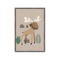 Picture of Moose in the woods _GroupedProduct_Rectangle_Portrait_Mini_ _GroupedProduct_Rectangle_Portrait_Framed_Matted_