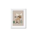 Picture of Moose in the woods _GroupedProduct_Rectangle_Portrait_Mini_ _GroupedProduct_Rectangle_Portrait_Framed_Matted_