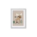 Picture of Moose in the woods _GroupedProduct_Rectangle_Portrait_Mini_ _GroupedProduct_Rectangle_Portrait_Framed_Matted_