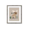 Picture of Moose in the woods _GroupedProduct_Rectangle_Portrait_Mini_ _GroupedProduct_Rectangle_Portrait_Framed_Matted_