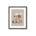 Picture of Moose in the woods _GroupedProduct_Rectangle_Portrait_Mini_ _GroupedProduct_Rectangle_Portrait_Framed_Matted_