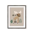 Picture of Moose in the woods _GroupedProduct_Rectangle_Portrait_Mini_ _GroupedProduct_Rectangle_Portrait_Framed_Matted_