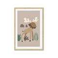 Picture of Moose in the woods _GroupedProduct_Rectangle_Portrait_Mini_ _GroupedProduct_Rectangle_Portrait_Framed_Matted_