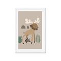 Picture of Moose in the woods _GroupedProduct_Rectangle_Portrait_Mini_ _GroupedProduct_Rectangle_Portrait_Framed_Matted_